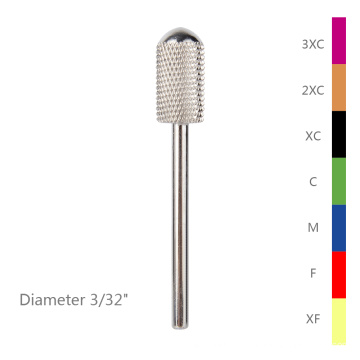 large barrel bit --round head nail drill bit for manicure nail drill accessories